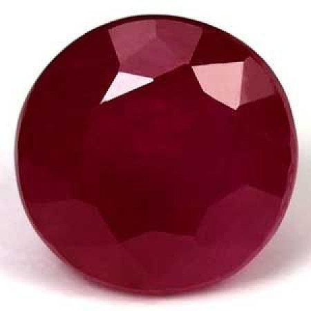 2.11 ct Round Red Natural Ruby