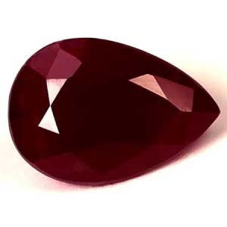 1.42 ct Pear Red Natural Ruby