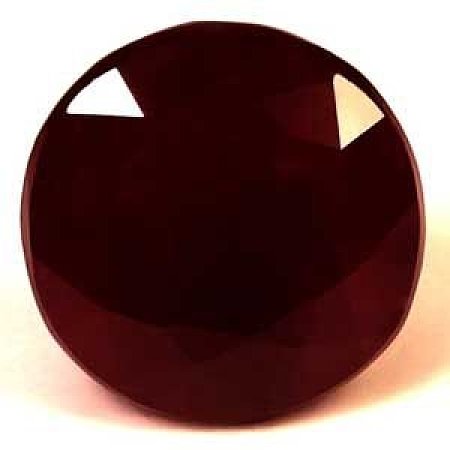 1.79 ct Round Red Natural Ruby