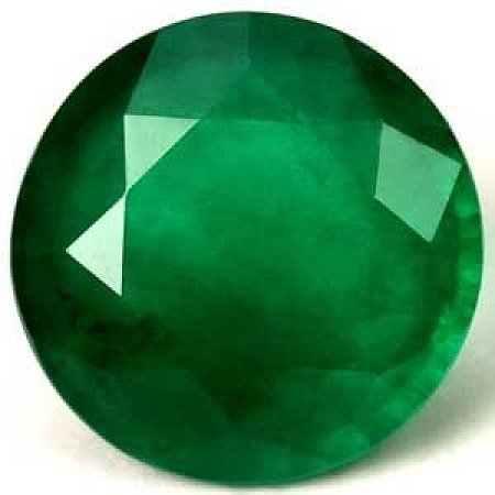 3.39 ct Round Green Natural Emerald