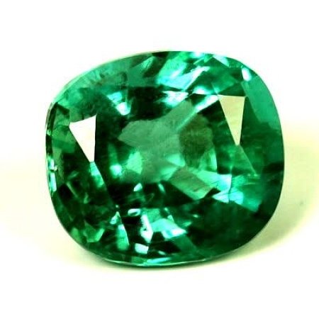 1.13 ct Cushion Green Natural Emerald