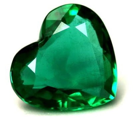 2.60 ct Heart Green Natural Emerald