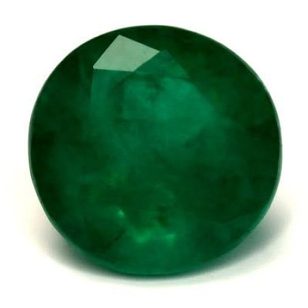 1.62 ct Round Green Natural Emerald
