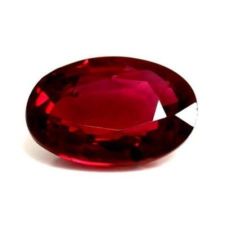 0.58 ct Oval Red Natural Ruby