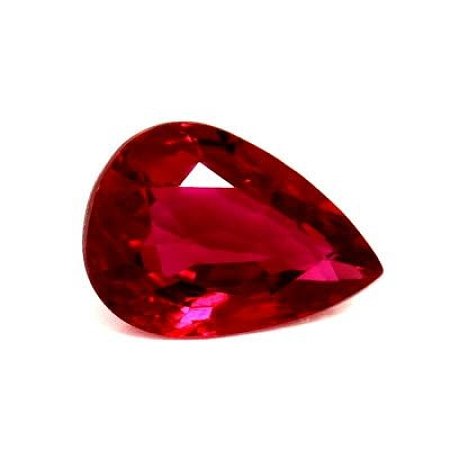 0.48 ct Pear Red Natural Ruby