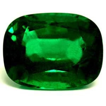 8.47 ct Cushion Green Natural Emerald