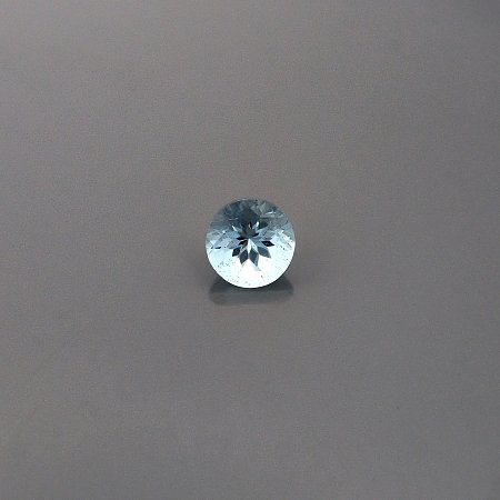 3.03 ct Round Blue Natural Aquamarine