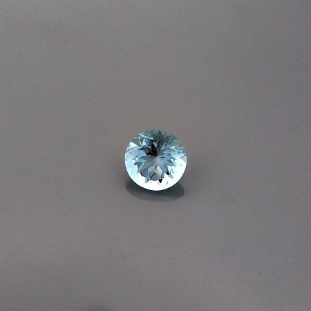 2.93 ct Round Blue Natural Aquamarine