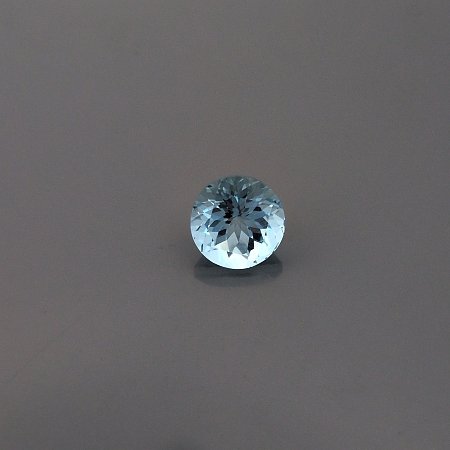 3.07 ct Round Blue Natural Aquamarine