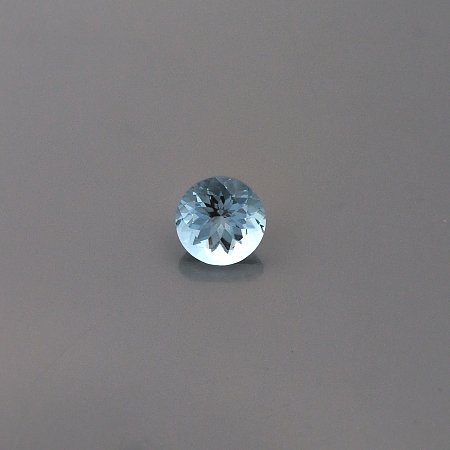 2.61 ct Round Blue Natural Aquamarine
