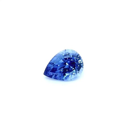 1.47 ct Pear Blue Natural Sapphire