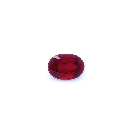 0.68 ct Oval Red Natural Ruby