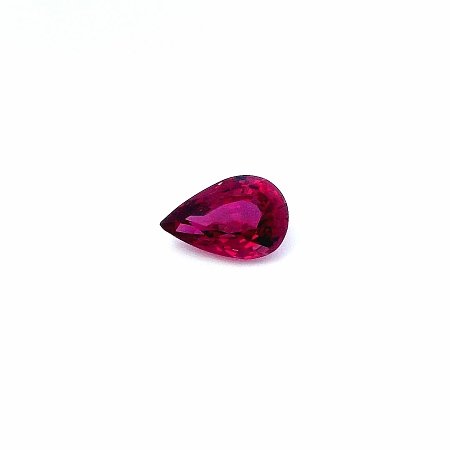 0.64 ct Pear Red Natural Ruby