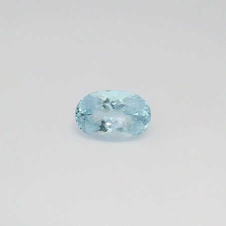 7.68 ct Oval Blue Natural Aquamarine