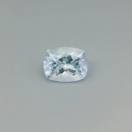 3.46 ct Cushion Blue Natural Aquamarine