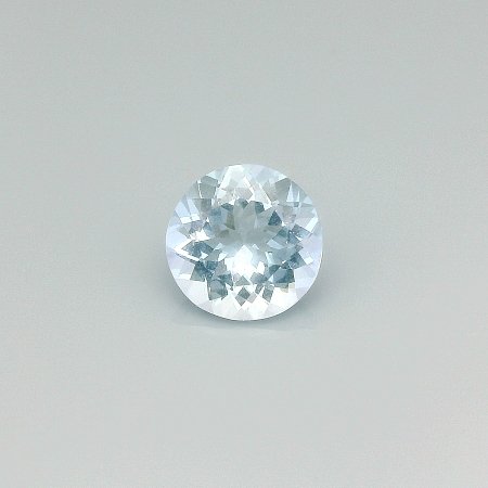 2.71 ct Round Blue Natural Aquamarine