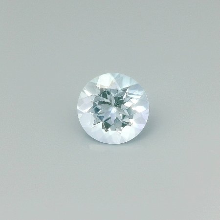 3.10 ct Round Blue Natural Aquamarine