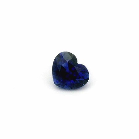 0.95 ct Heart Blue Natural Sapphire