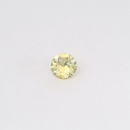 0.80 ct Round Yellow Natural Sapphire