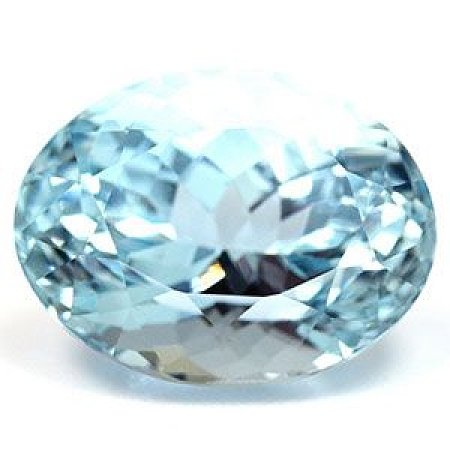 11.82 ct Oval Blue Natural Aquamarine