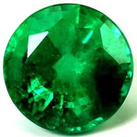 1.32 ct Round Green Natural Emerald