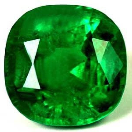 1.05 ct Cushion Green Natural Emerald
