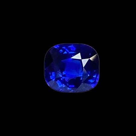 3.01 ct Cushion Blue Natural Sapphire