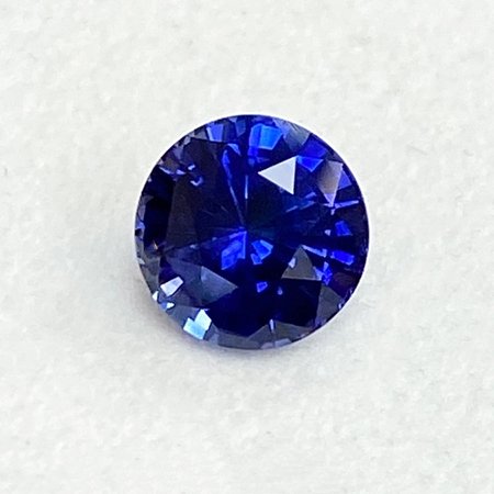 2.80 ct Round Blue Natural Sapphire