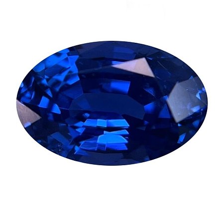 5.19 ct Oval Blue Natural Sapphire