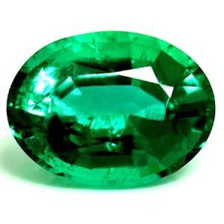 1.24 ct Oval Green Natural Emerald