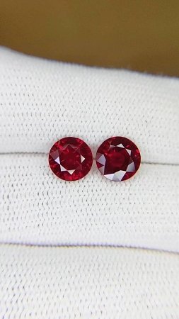 2.78 ct Round Red Natural Ruby