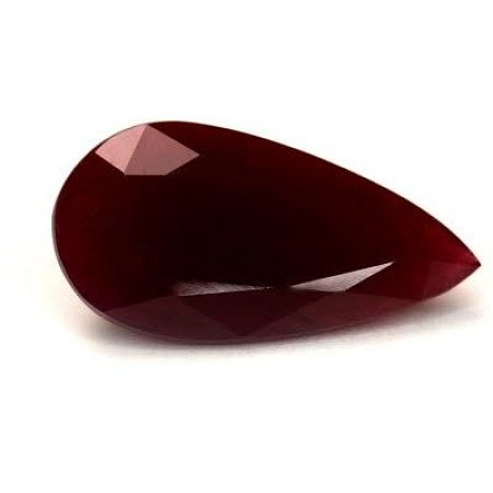 6.88 ct Pear Red Natural Ruby