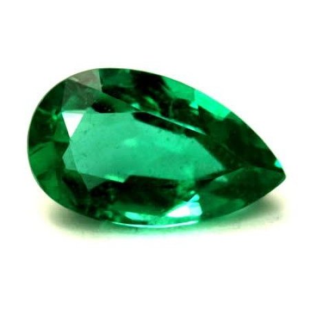 0.95 ct Pear Green Natural Emerald