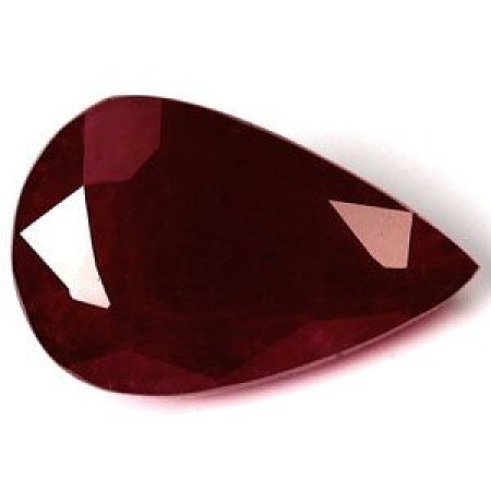 2.21 ct Pear Red Natural Ruby