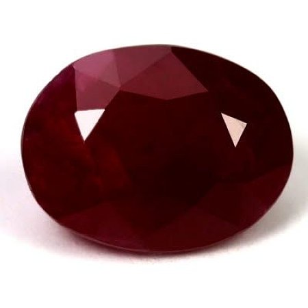 3.82 ct Oval Red Natural Ruby