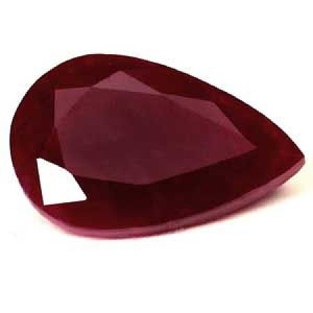 9.74 ct Pear Red Natural Ruby