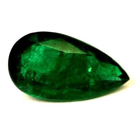 4.26 ct Pear Green Natural Emerald