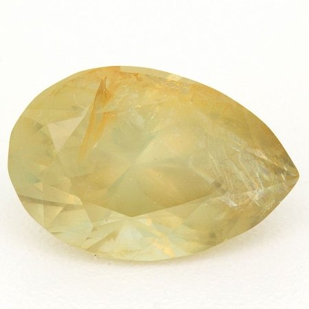 3.55 ct Pear Yellow Natural Sapphire