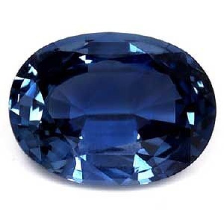 1.58 ct Oval Blue Natural Sapphire
