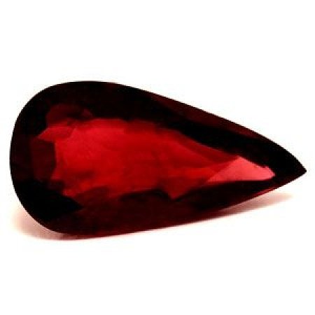 1.05 ct Pear Red Natural Ruby