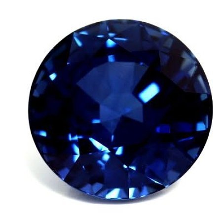 5.17 ct Round Blue Natural Sapphire