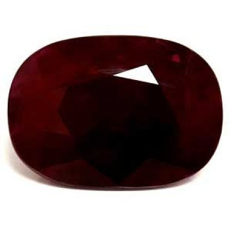 20.94 ct Cushion Red Natural Ruby