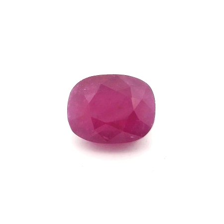 2.48 ct Cushion Red Natural Ruby