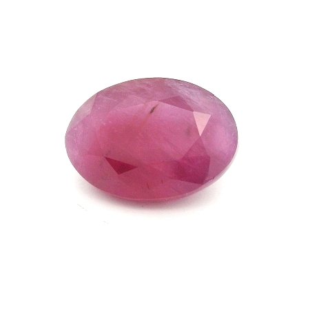 3.96 ct Oval Red Natural Ruby