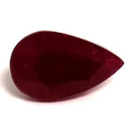 2.27 ct Pear Red Natural Ruby