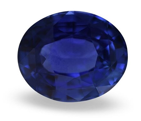 3.05 ct Oval Blue Natural Sapphire