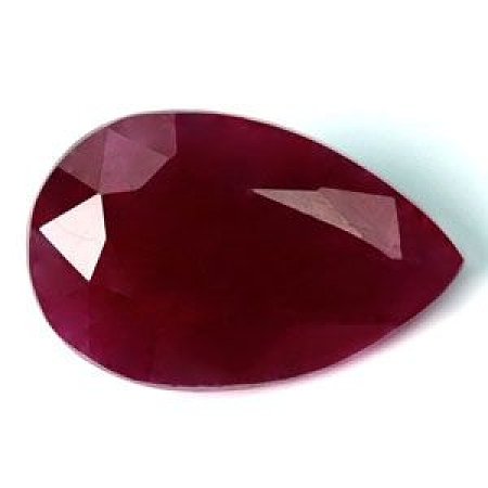 2.49 ct Pear Red Natural Ruby