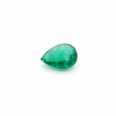 1.06 ct Pear Green Natural Emerald