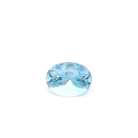 1.28 ct Oval Blue Natural Aquamarine