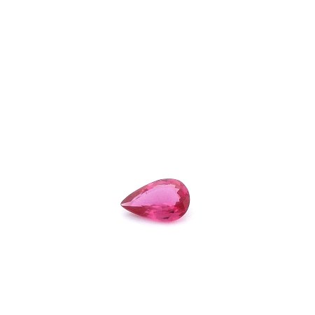 0.31 ct Pear Red Natural Ruby